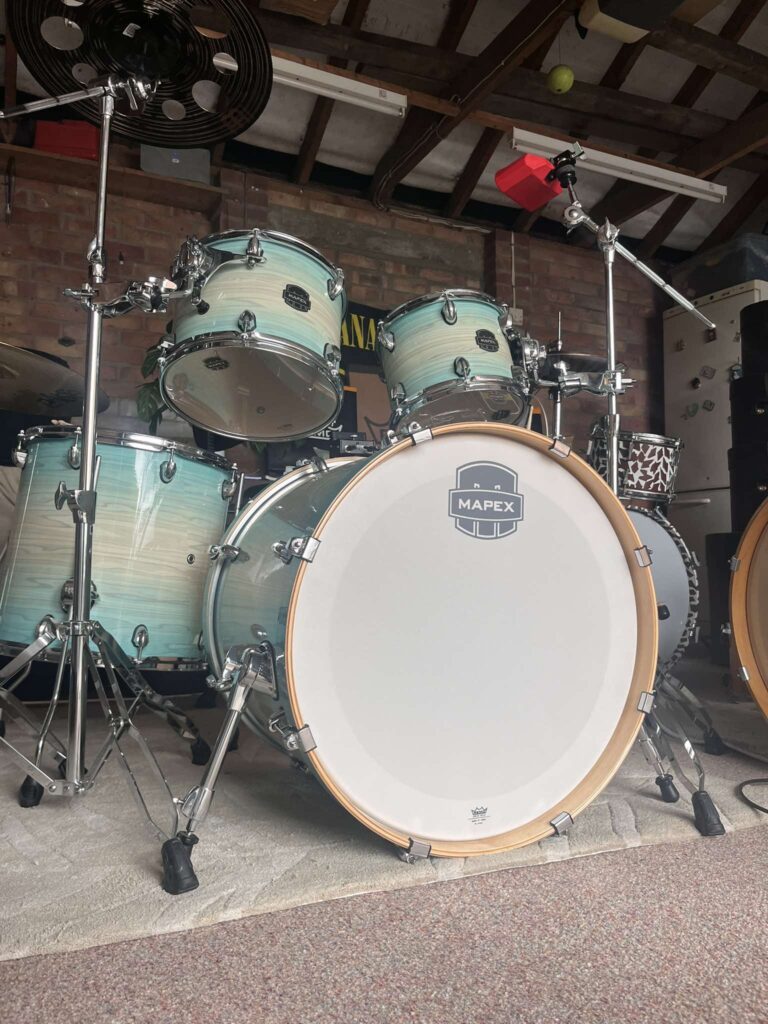 Blue drum kit